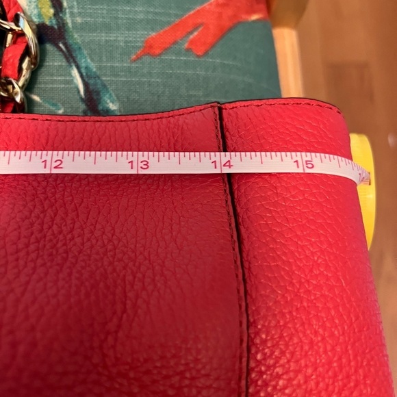 Gorgeous Michael Kors Coral Shade Leather Handbag - Picture 5 of 15